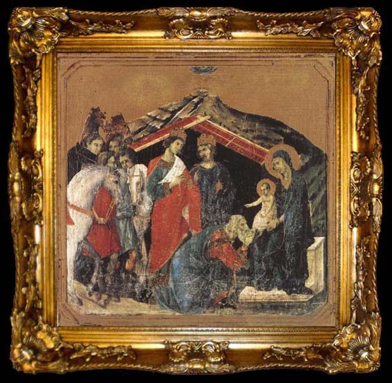 framed  Duccio di Buoninsegna Adoration of the Magi (mk08), ta009-2